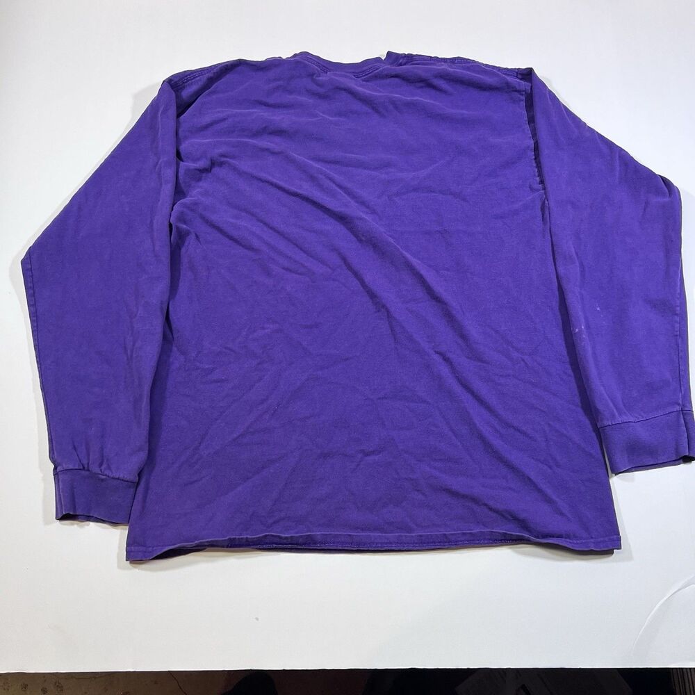 Lot of 2 Northwestern Wildcats Long Sleeve Purple Shirts Fanatics Gildan Large - Picture 9 of 16